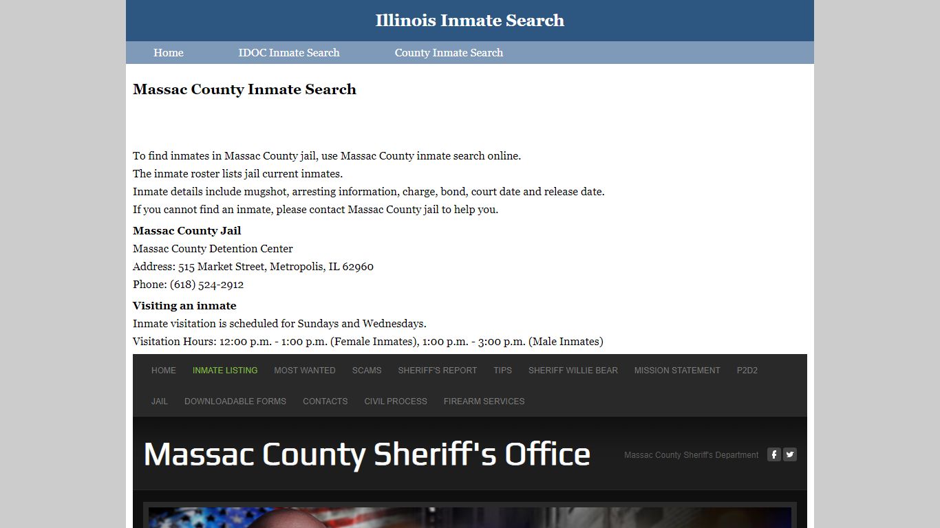 Massac County Inmate Search
