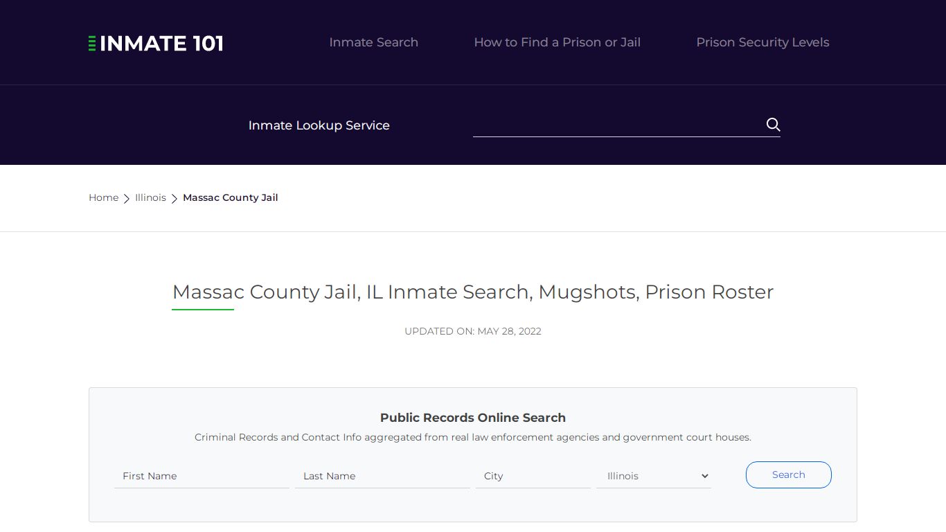 Massac County Jail, IL Inmate Search, Mugshots, Prison ...