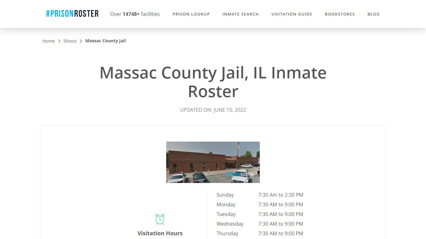 Massac County Jail, IL Inmate Roster